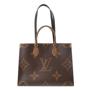 Louis Vuitton Monogram Reverse On the Go Brown Canvas Tote Bag